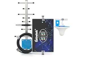 CONFIXPAND Amplificador de Cobertura Movil 4 Banda B20 800，900,1800,2100Mhz Amplificador Señal Movil gsm 3G 4G LTE 70dB Repetidores de señal 4g Compatible con Simyo/Orange/Yoigo/Vodafone