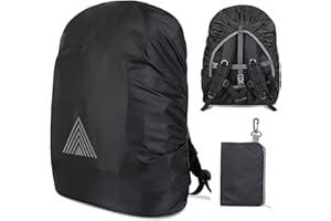 XITVVYG Waterproof Backpack Rain Cover(15-75L),Dustproof Rain Cover for Backpack,Adjustable Rucksack Rain Cover,Backpack Rainproof Protector ,Outdoor Anti-tear Backpack Raincover for Camping,Hiking,Cycling