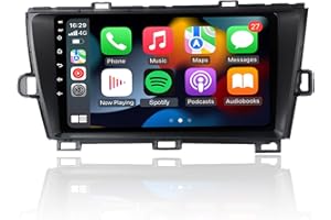 EZoneTronics Android 13 Radio Coche para Toyota Prius 2010-2015 con Carplay Android Auto 9 Pulgadas Pantalla táctil navegación GPS Bluetooth USB WiFi FM/RDS DSP MirrorLink Player 2G RAM +32G ROM