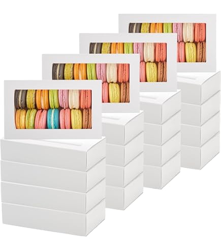 60Pcs 7 X 4 3/8 X 1½ Inch Cookie Boxes With Clear Puerto Rico - View #10