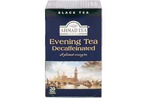 Ahmad Tea - Thé Noir Sachet Ahmad Tea - Décaféiné Evening Tea - Thé Noir - Boitex20 sachets
