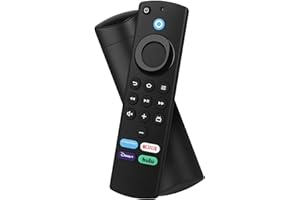SZILBZ 3è Gén Télécommande Vocale pour Fire Smart TVs Stick (2è Gén et ultérieures), Smart TV Stick 4k Max, Smart TV(3è Gén), Smart TV Cube (1è Gén et ultérieures)