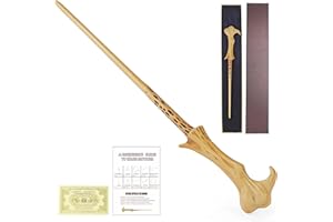 FemKey Baguette Magique avec Coffret Cadeau Exquis, Baguette en Résine avec Noyau en Acier pour Sorcières et Sorciers, Voldemort Baguette(36.5cm,79.7g)