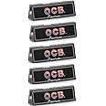 OCB Premium #1 Regular Size Rolling Papers (5 Pack) - Ultra Thin Mini Cigarette Papers - High-Quality Smoking Accessories