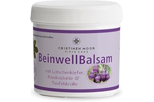‎CRISTINENMOOR CristinenMoor BeinwellBalsam -200ml- mit 100% natürlichem Beinwellextrakt, Beinwellsalbe hochdosiert zur Pflege von Muskeln und Gelenken - bei Rücken-, Knie- und Nackenbeschwerden