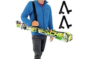 StoreYourBoard Ski and Boot Carrier Straps, Adjustable Shoulder Sling System, Heavy-Duty
