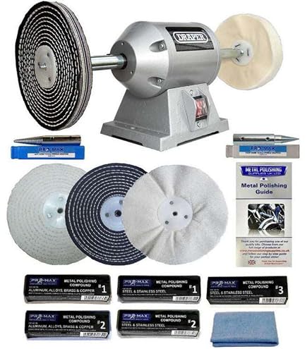 Bench Grinder Metal Polishing Tapered Spindle Adapters Set 16mm - 5/8 Bench Grinder Metal Polishing Tapered Spindle Adapters Set 16mm - 5/8