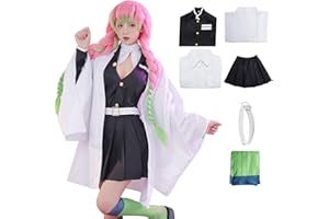 Alaiyaky Kamado Tanjiro Nezuko Cosplay Kids, Shinobu Zenitsu Giyuu Tomioka Kimono Cosplay Outfit Costume with Earring