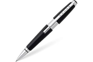 ‎CROSS Cross Edge Rollerball (Strichstärke M, Schreibfarbe: schwarz, nachfüllbar, inkl. Premium Geschenkbox) schwarz