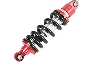 Trkimal Amortiguador trasero para motocicleta, 290 mm, 980 kg, orificio de 10 mm, universal, amortiguador ajustable para 70 cc, 90 cc, 110 cc, 125 cc, 150 cc, Dirt Pit Bike, ATV (290 mm)