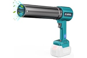 SUAIIOLK Akku-Laubbläser für Makita Akku 18V, Bürstenloses Akku Gebläse, 4 Gang, 2 in 1 Laubbläser Akku für Auto-und Eckenreinigung, Remove Dust, Leaves, Water, Snow (ohne Akkus, ohne Ladegerät)
