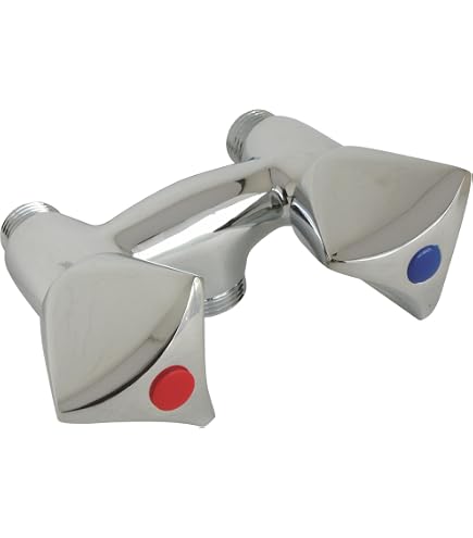 Raccord Excentré Laiton Pour Mitigeur Douche Mural - Adaptateur 3/4" à 1/2", Réglable 80-220 Mm - 5