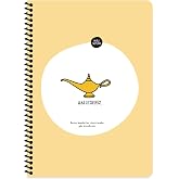 Keskin Color Hisli Şeyler A4 Kareli Spiralli Stickerli Defter Hallederiz
