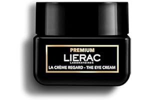 Lierac - Premium - La Crème Regard 20ml - Soin Contour Yeux - Anti-âge global - Lisse - 95% d’ingrédients d’origine naturelle - Convient aux Yeux sensibles