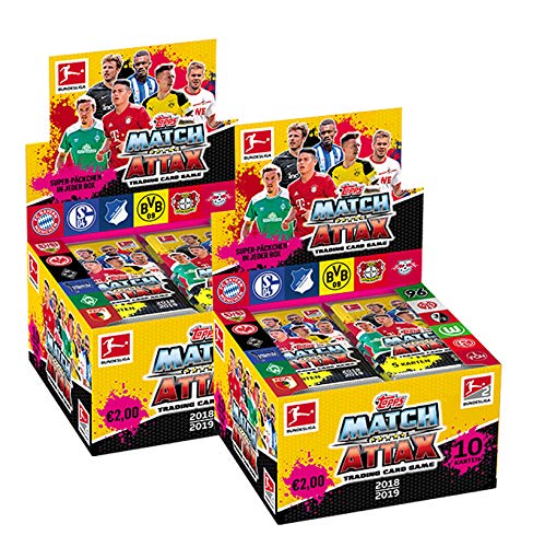 Preisvergleich Produktbild Topps Match Attax 2018 / 19 - 2 Display (72 Booster) - Deutsch