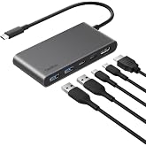 Belkin USB-C Hub, 5 Portlu, 60 Hz&rsquo;de 4K HDMI Ekran Desteği, 100W G&uuml;&ccedil; İletimi, 5Gbps Veri Aktarımı, MacBook, iPad Pro, Chromeb
