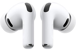 Apple AirPods Pro 3 Auriculares inalámbricos con cancelación Activa de Ruido, medición de frecuencia Cardiaca, Auriculares Bluetooth, Audio Espacial, Sonido de Alta fidelidad y Carga por USB-C