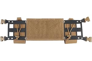 WarmHeartting Châssis d'expansion Rapide Tactique The Thing 2 pour MK4 Chest Rig Pochettes latérales Molle pour 5,56mm Magazine Radio