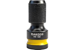 DAKCOS Hylsa adapter för bits, fyrkant 1/2"–1/4" sexkant för skruvdragare