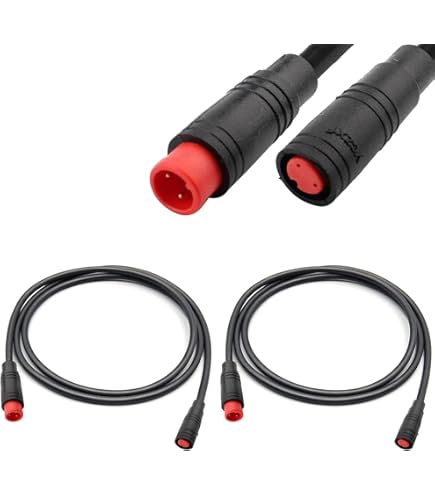 Keenso Connecteur De 3 Broches Câble De Vélo électrique, Câble