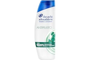 Head & Shoulders Shampoo Antiforfora Antiprurito 250ml per Uso Quotidiano. Fino al 100% di Protezione dalla Forfora. Clinicamente Testato. Per Tutti i Tipi di Cute e Capelli. Sensazione di Freschezza