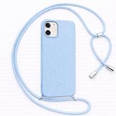 Coverzone iPhone 11 ile Uyumlu &Ouml;zel &Uuml;retim Ayarlanabilir İpli Boyun Askılı Silikon Kılıf Kadife İ&ccedil; Yapılı Viper Boyun &Ccedil;apraz 