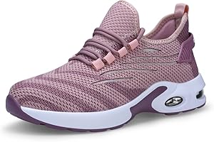 HLPGZL Sicherheitsschuhe Damen S3 Leicht Arbeitsschuhe Stahlkappen Luftkissen Schutzschuhe Atmungsaktiv Arbeitsschutzschuhe Sportlich