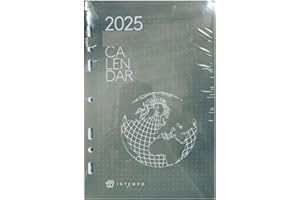 INTEMPO. Ricambio Agenda 2025 Giornaliero A5 Intempo Scadenziario Formato 21x14 cm