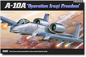 ACADEMY HOBBY MODEL KITS Modellino Aereo A-10A Iraq War Scala 1:72 (Importato da Giappone)
