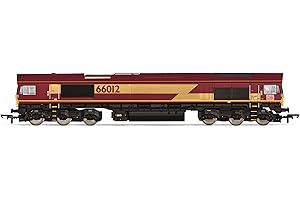 Hornby R30370 DB, Classe 66, Co, 66012-Era 11 Locomotives Ferroviaires, Rouge