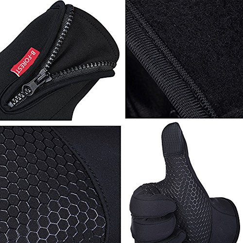 Limirror wasserdichter Touchscreen Handschuhe Winter Fahrradhandschuhe Laufhandschuhe Sports Handschuhe mit Touchscreen Funktion - 7