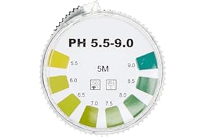 Camlab 1171263 papier Indicateur universel, PH 5.5–9.0, 7 mm x 5 m