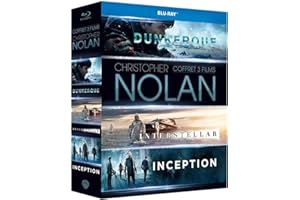 Christopher Nolan - Coffret 3 Films : Inception + Interstellar + Dunkerque [Blu-ray]
