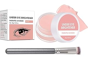 CLAWREX Concealer Augenringe Entfernen, Under Eye Brightener mit Pincel, Color Corrector Abdeckstift Gesicht für Strahlenden Blick, Wasserfest & Langanhaltend, Pflegend (#4Pink)