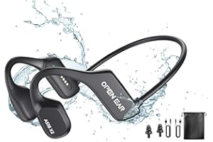 XINSRE Cuffie Conduzione Ossea, Cuffie Bluetooth 5.3 Impermeabili IP68 da Nuoto, MP3 da 16 GB integrato, Cuffie Sportivo Senza fili Auricolare Subacquee a orecchio aperto per il Nuoto