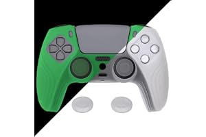 eXtremeRate PlayVital Silikonskal för ps5-Controller | Ergonomiskt Hölje för ps5-kontroller,Skydd Fodral Hud för ps5 med 2 Tu