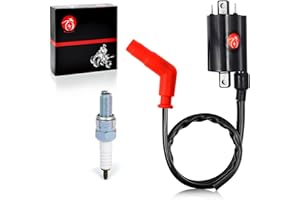 MOTO1988 Ignition Coil & Spark Plug For Yamaha Raptor 700 Raptor 700R YFM 700 700R 2006-2018 4DN-82320-00-00 2UJ-82310-00-00