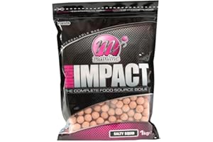 WARMHAND Mainline High Impact Bouillettes - 1 kg, Salty Squid, 15 mm