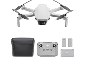 DJI Mini 2 SE Fly More Combo, Lightweight and Foldable Mini Camera Drone with 2.7K Video, Intelligent Modes, 10km Video Transmission, 31-min Flight Time, Under 249 g, Easy to Use, Extra Batteries