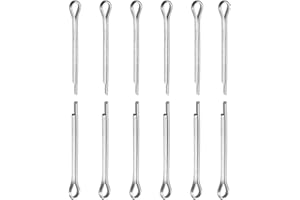 DTGN 1mm x 10mm (DxL) Cotter Clip Pins - 30Pack - Good for Machinery - 304 Stainless Steel Hairpin Fasteners - Silver