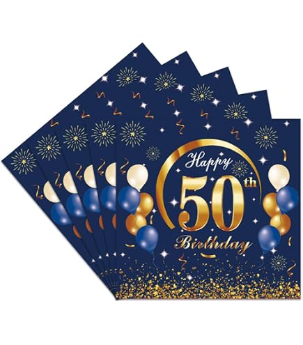 Bohoray 40 Pezzi Tovaglioli Nero Compleanno,Tovaglioli Oro,Tovaglioli Neri Carta,Tovaglioli di Carta Neri,33 x 33 cm Tovaglioli Carta Oro Rosa per Festa di Compleanno,Natale,Cerimonia Matrimoniale