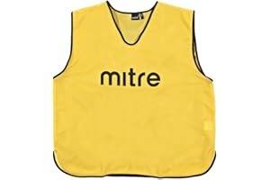 Mitre Adult Pro Training Football Bib | Lightweight Multi-sport Bib | Breathable Mesh