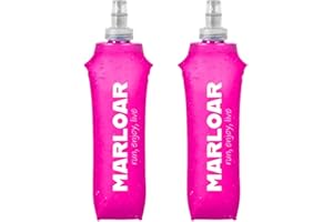 MARLOAR Borraccia Morbida - Soft Flask 500ml - Bottiglia pieghevole, confezione da 2 unità di Borraccia Running, trail running, escursionismo o ciclismo. Senza BPA