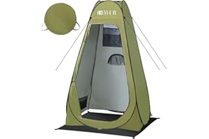 Dewur Tienda de baño Camping con protección UV 50+, Tienda de Ducha emergente, Vestuario, privacidad, Carpa de baño, vestidor, Tienda de campaña móvil para Exteriores