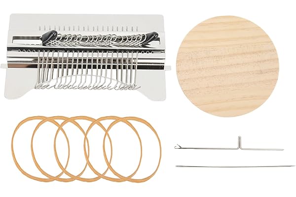 Métier à Tisser, Métier à Tisser à Repriser Speedweave, Machine à Tisser, Mini Métier à Tisser à Repriser à 21 Crochets, Robuste, Opération Simple, Métier à Repriser En Bois Pour Vêtements De Bricolag