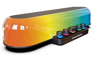 NOVA GAMING – URSAE – Barre de Son Gaming RGB – Son Puissant, 6h d’autonomie, Design Compact, LED RGB, Bluetooth 5.3 – pour PC, Smartphones et tablettes