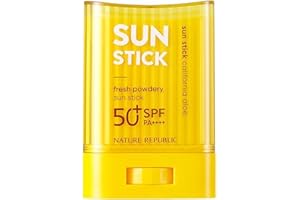 Nature Republic Fresh Powdery Sun Stick SPF50+/PA++++ Waterproof , 22g Korean Skincare