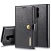 Produktbild USPANDI Handyhülle, Luxury Split Type Abnehmbares Design Magnetischer Flip PU Leder Case mit Standfuß für LG G7 / LG G7 ThinQ (Farbe : Schwarz)
