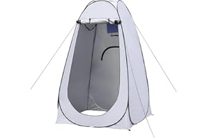 TUKAILAI Portable Pop up Tent Privacy Shelter, for Outdoor Camping Caravan Picnic Toilet & Shower, Fishing Sunshade, Beach Dressing Changing Room, with Zippered Carrying Bag