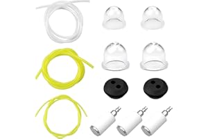 Hocadrv Universal Benzinfilter Kit Kraftstoffschlauch,PU Benzinschlauch für Motorsense,Ersatzteile für Freischneider,Benzin Filter für Freischneider Hochentaster Heckenschere (3x5mm,2x3,5mm,2,5x5mm)